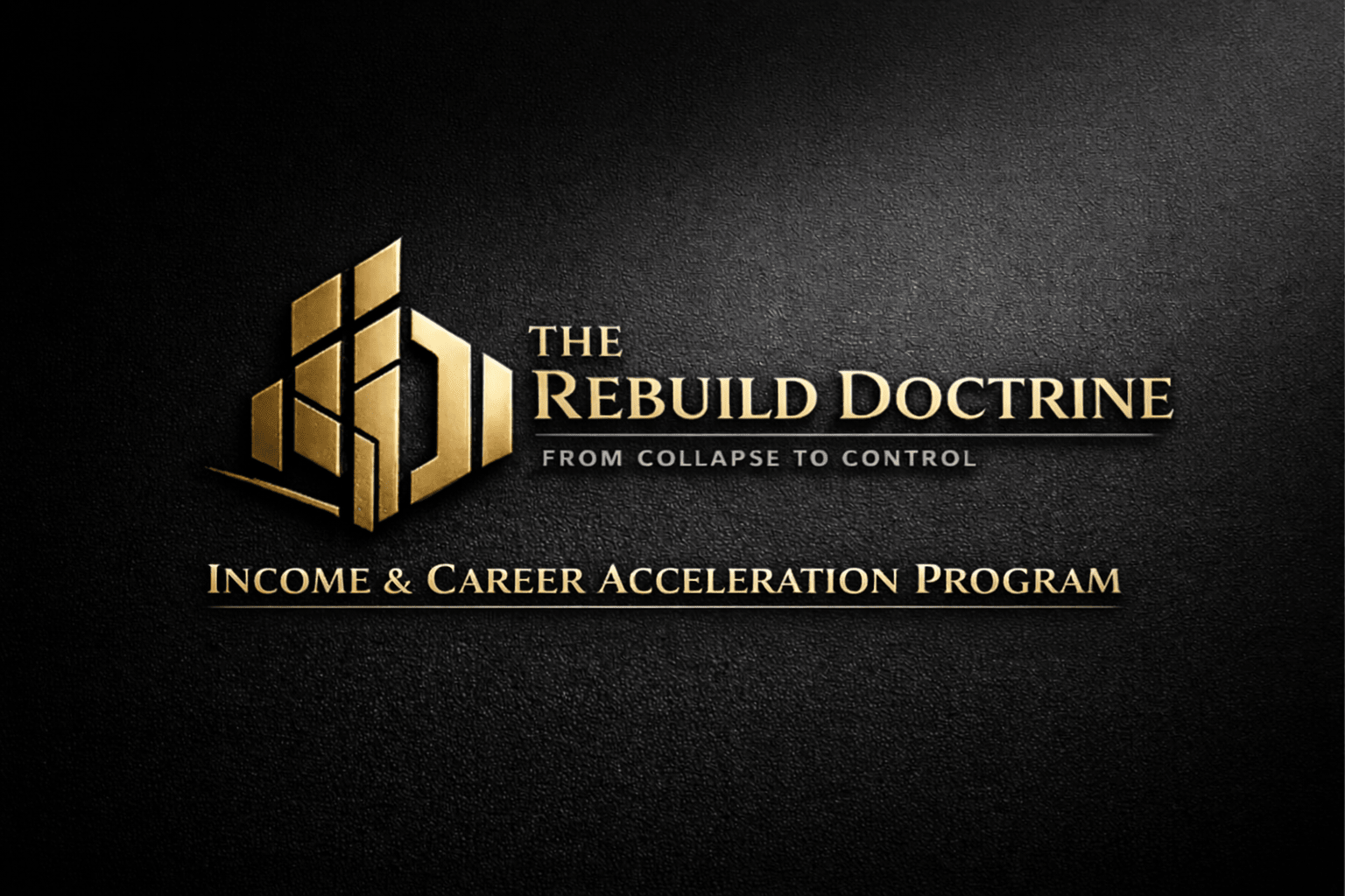 High Income Skills & Career Growth Strategy | Career Rebuild Day 2 | The Rebuild Doctrine - The Rebuild Doctrine