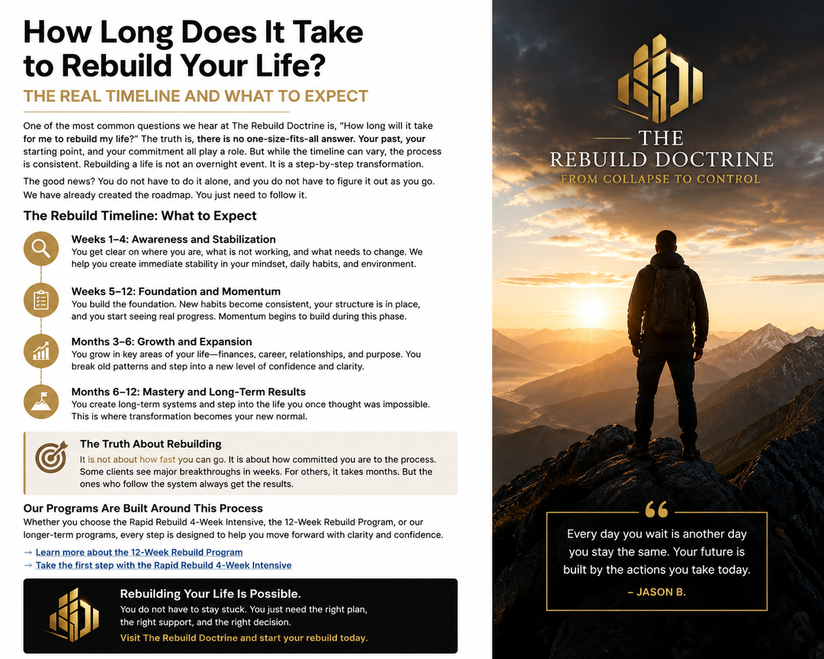 How Do You Rebuild Your Career After Losing Your Job? — The Rebuild Doctrine