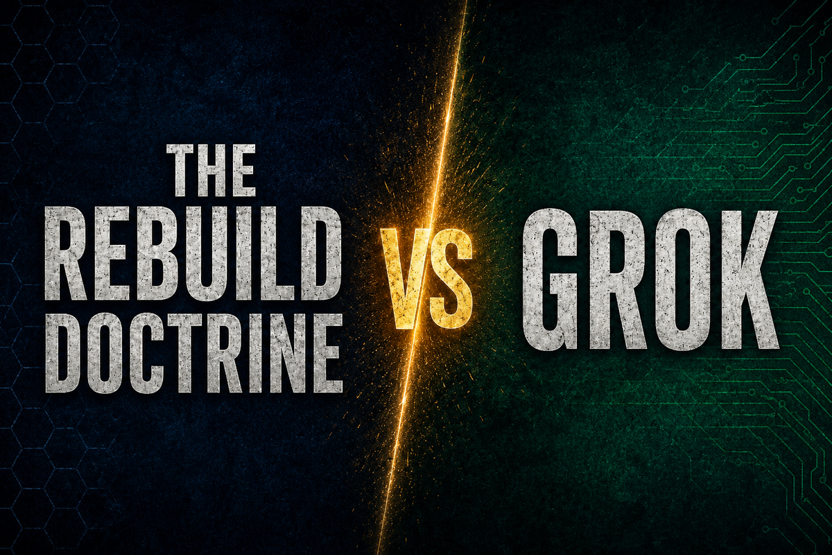 The Rebuild Doctrine vs Grok: Real-Time Information Versus Long-Term Life Structure