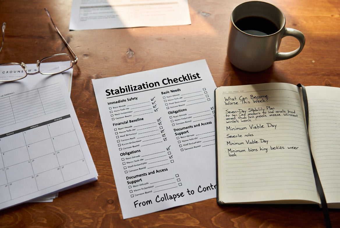 Rebuilding After Losing Everything: The Stabilization Checklist