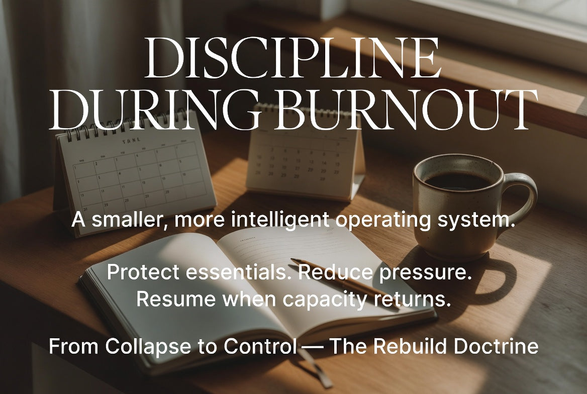 How to Build Self-Discipline When You Are Already Burned Out