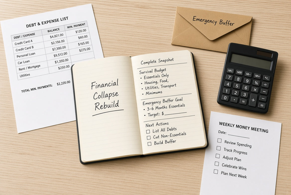 How Do You Rebuild Your Life After a Financial Collapse or Bankruptcy?