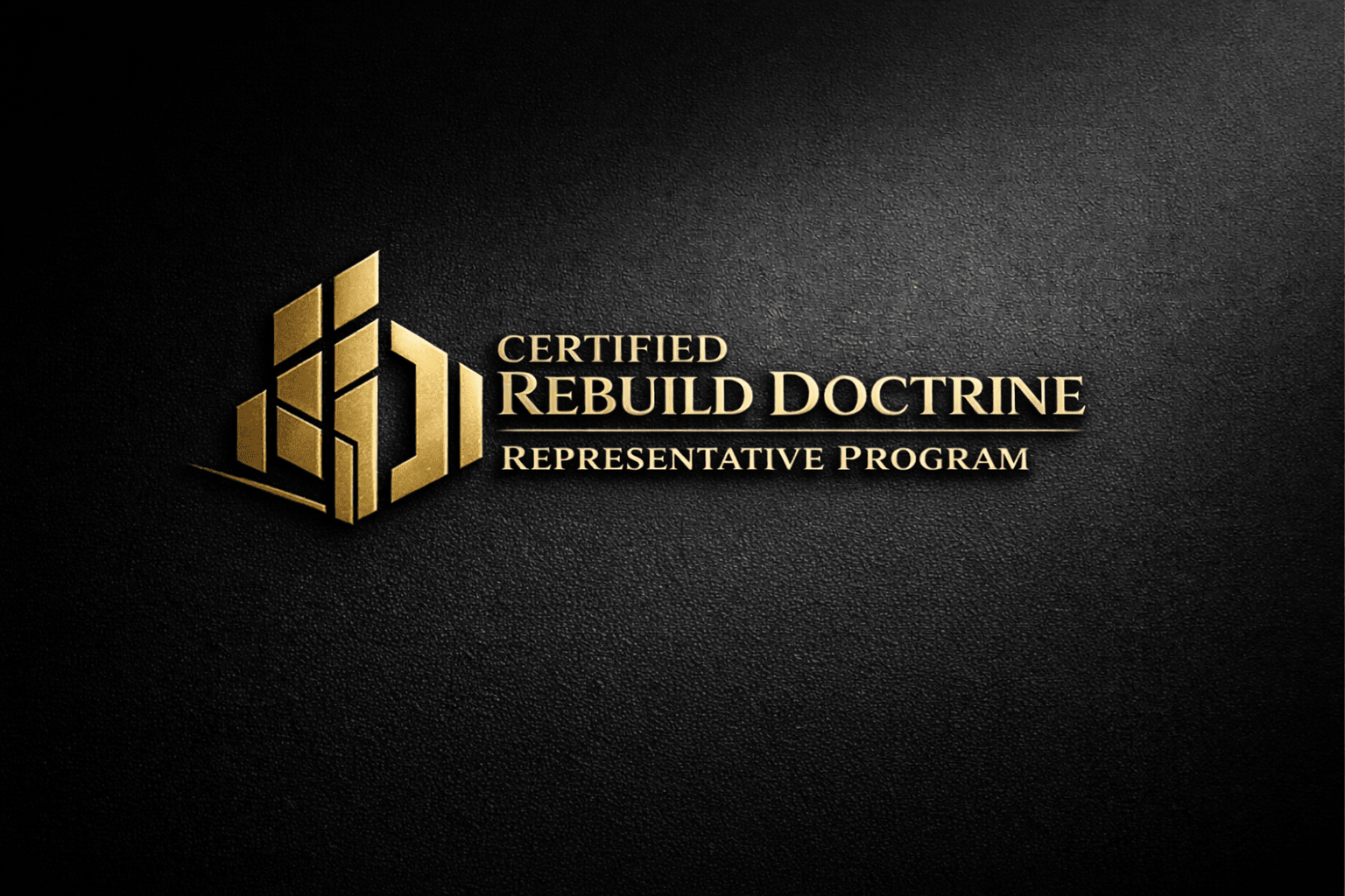 Certified Rebuild Doctrine Representative Program - The Rebuild Doctrine